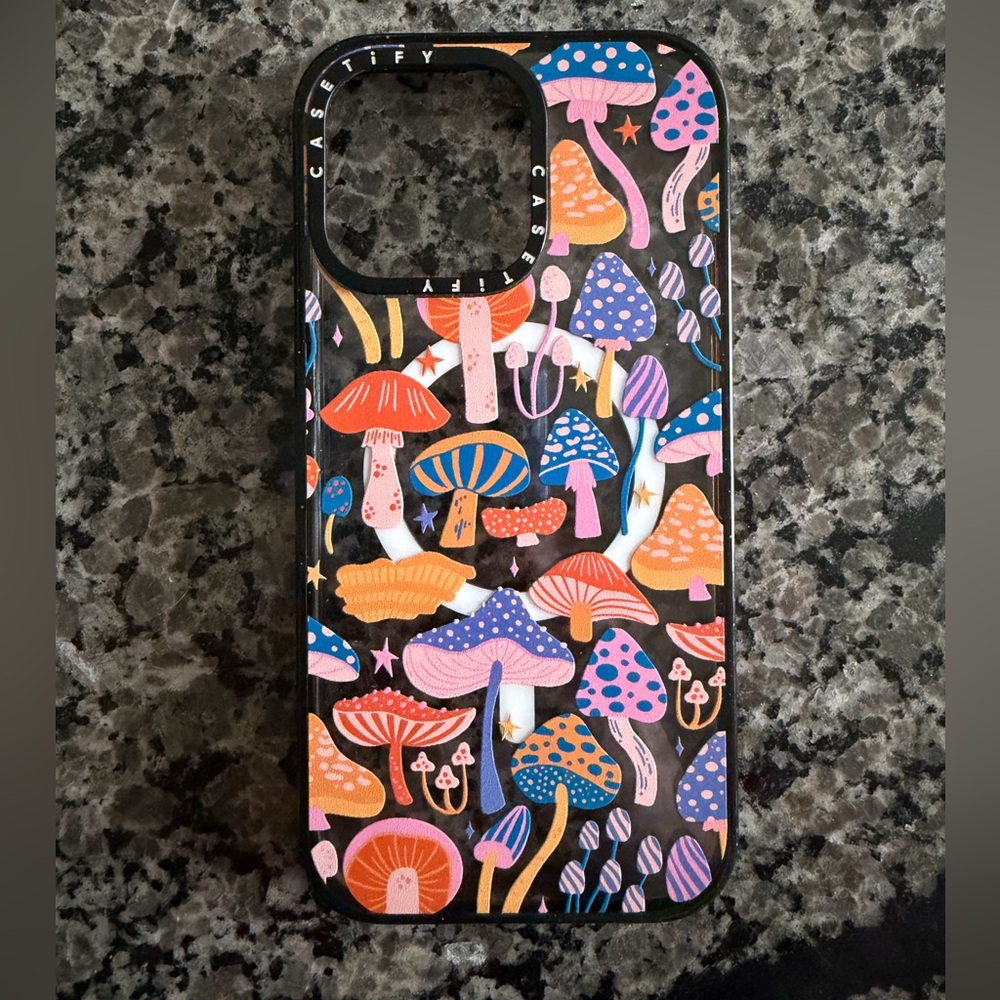 Casetify Vibrant Mushroom iPhone 15 Pro Max Case
